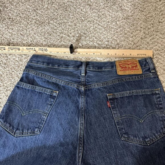 Levis 550 Jeans Mens 36x32 Blue Denim Relaxed Fit Straight Leg Red Tab Classic - Picture 9 of 12